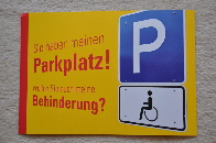 Behinderten-Parkplatz