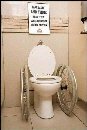 Rollstuhltoilette