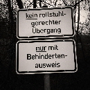 Behindertübergang